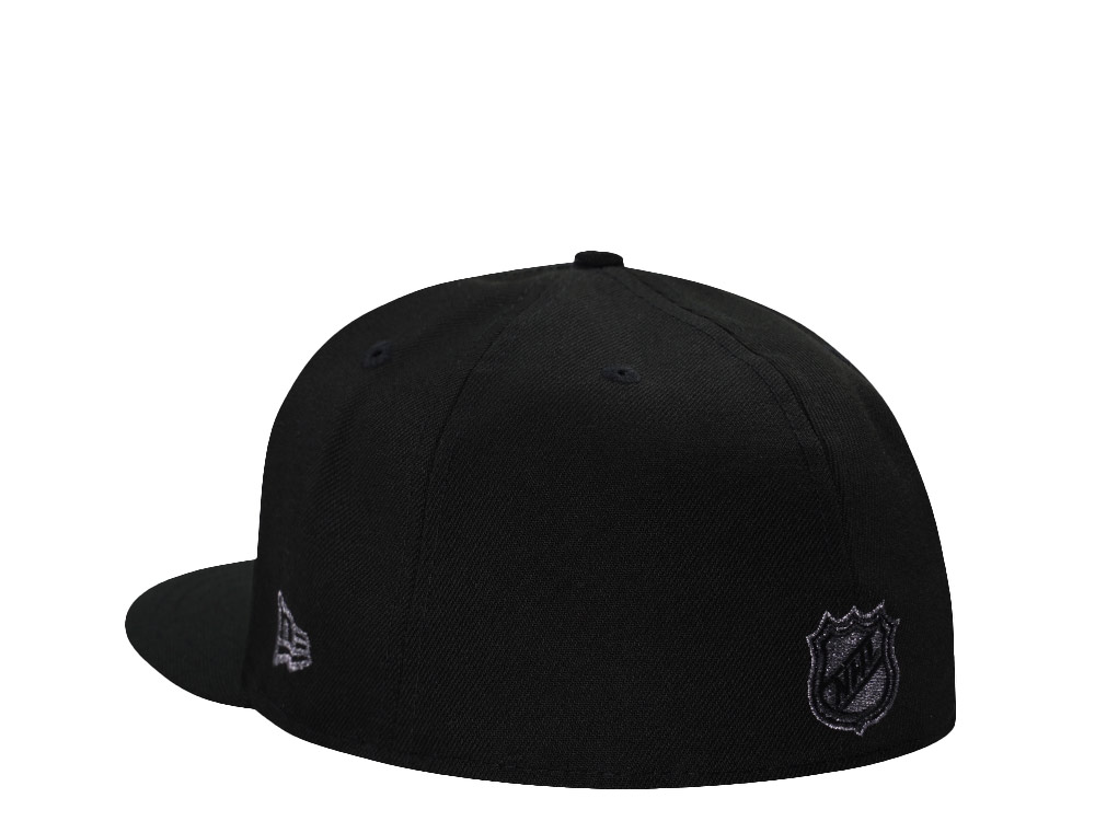 New Era San Jose Sharks 30th Anniversary Metallic Black Prime Edition 59Fifty Fitted Cap