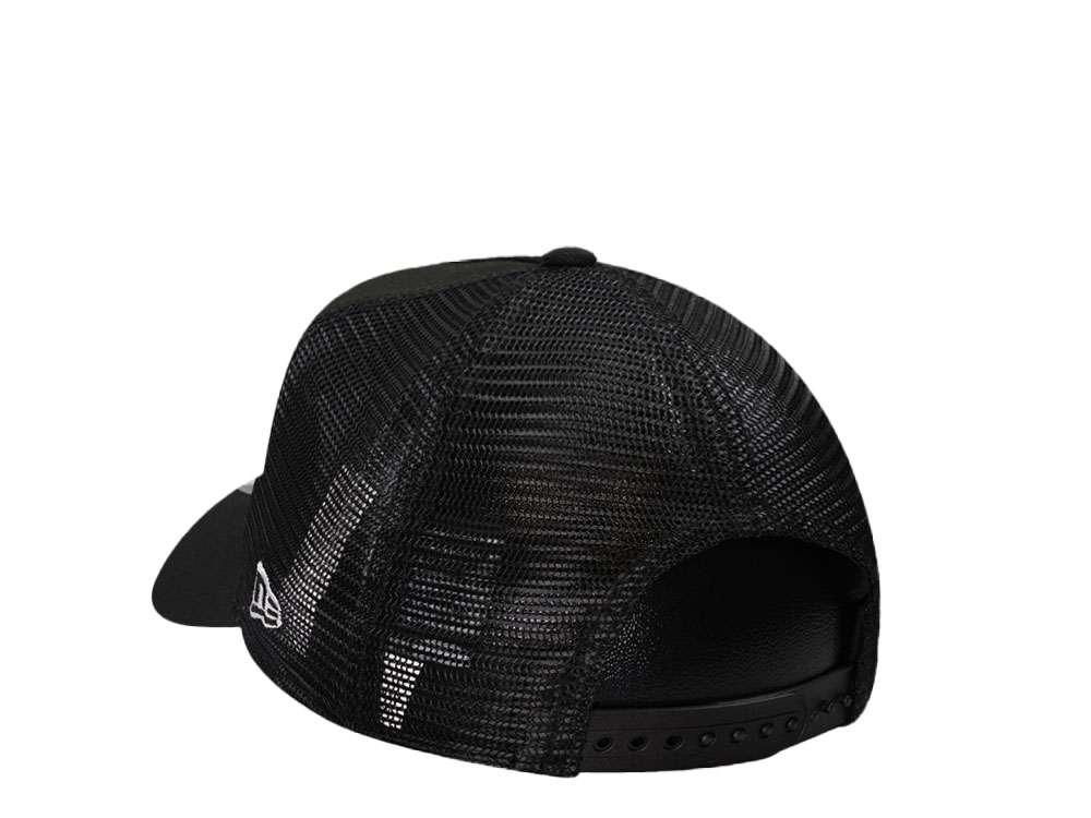 New Era San Francisco Giants Black Trucker A Frame 9Forty Snapback Cap