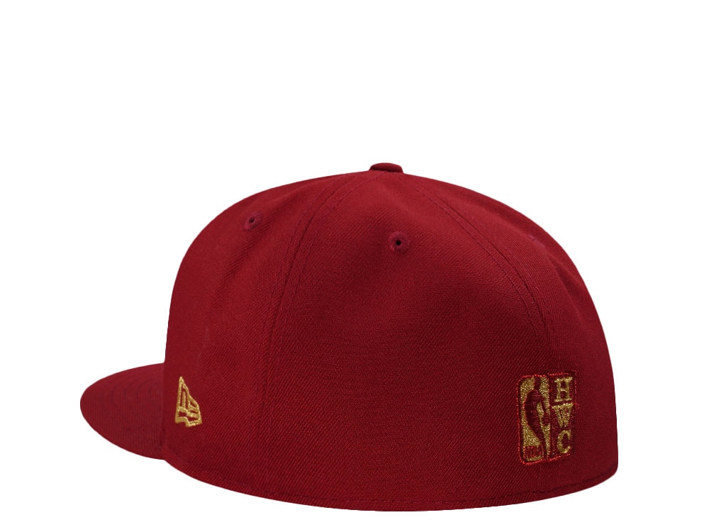 New Era Detroit Pistons Eastern Conference Red Prime Edition 59Fifty Fitted Cap