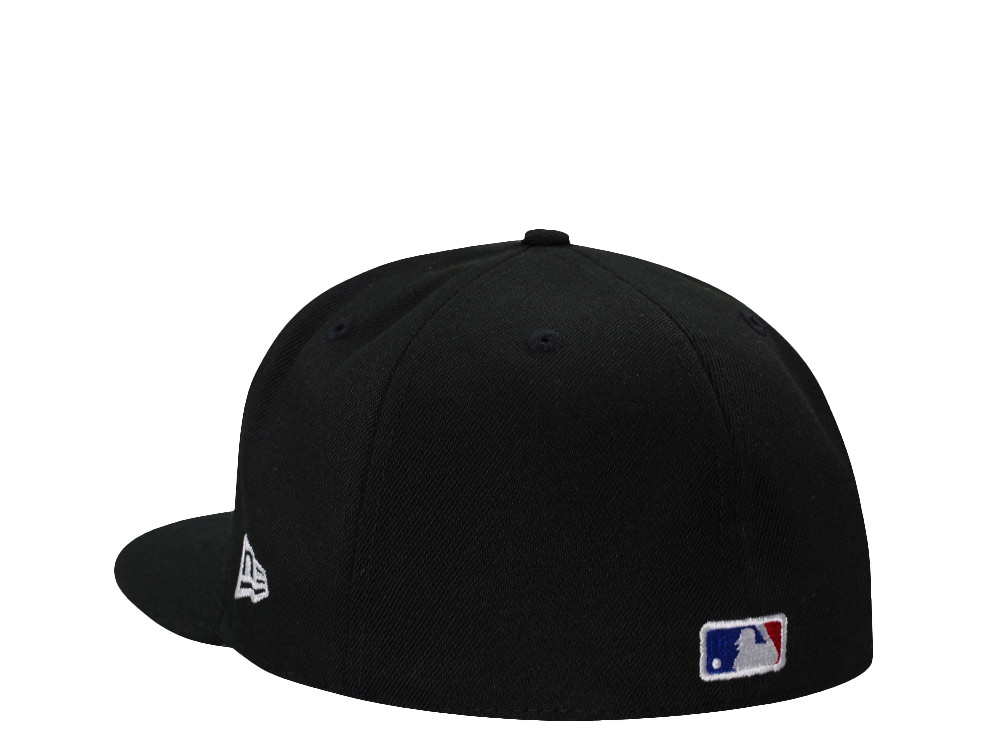 New Era Los Angeles Dodgers Back to Back World Series Champions Black Prime Edition 59Fifty Fitted Cap