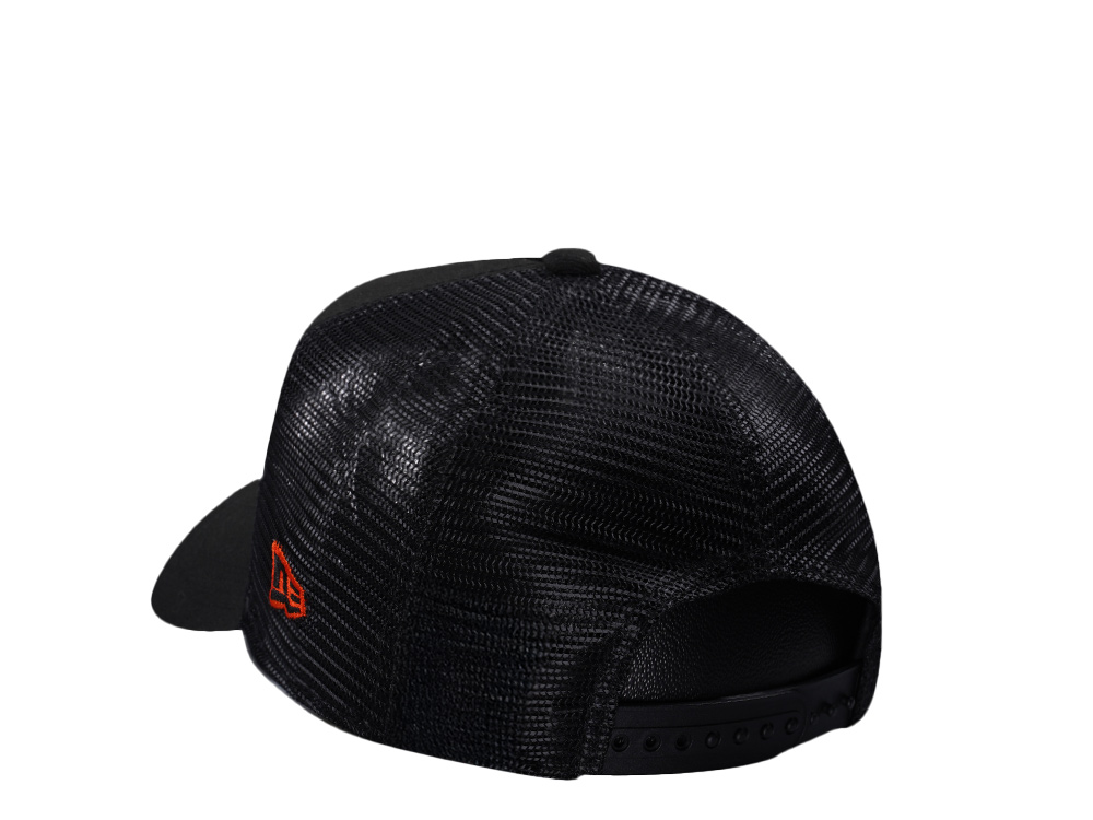New Era Detroit Tigers Black Classic Edition 9Forty A Frame Trucker Snapback Cap