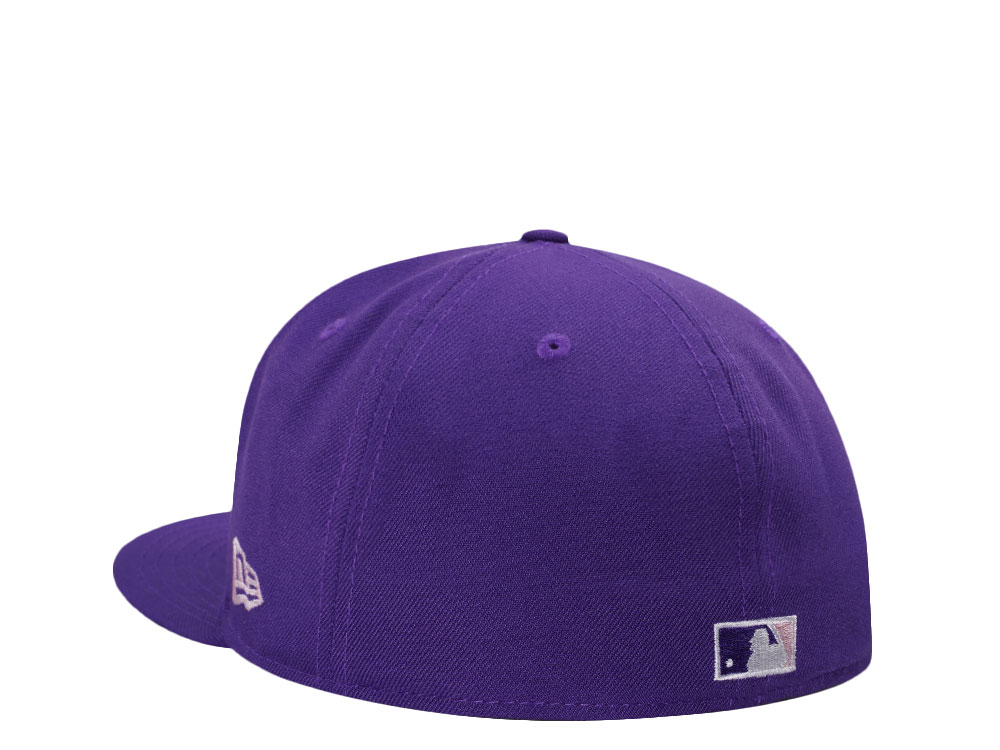New Era Minnesota Twins Bomba Squad Purple Pink Prime Edition 59Fifty Fitted Cap