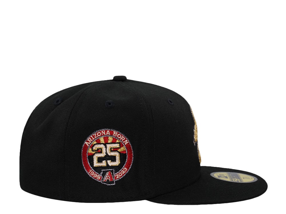 New Era Arizona Diamondbacks 25th Anniversary Serpientes Black Prime Edition 59Fifty Fitted Cap