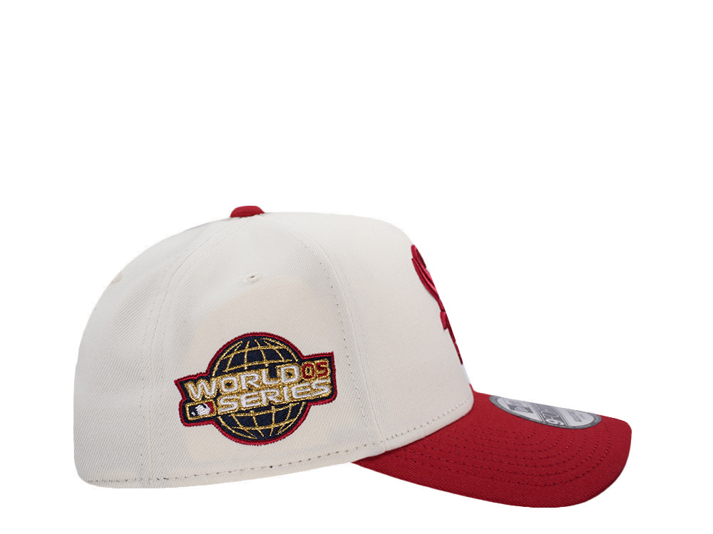New Era Chicago White Sox World Series 2005 Chrome Two Tone Edition 9Forty A Frame Snapback Cap