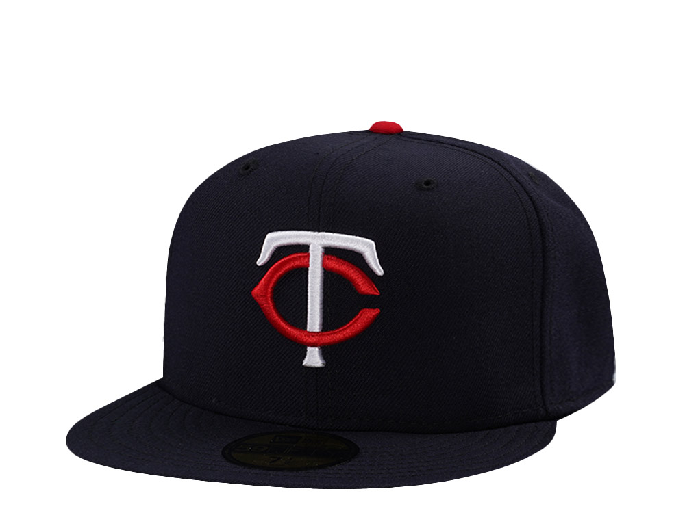 New Era Minnesota Twins Wool Authentic On-Field Navy Prime Edition 59Fifty Fitted Cap