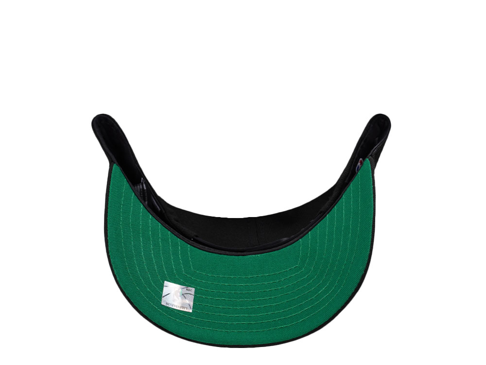 New Era Boston Celtics Black Throwback Edition 9Fifty A Frame Snapback Cap