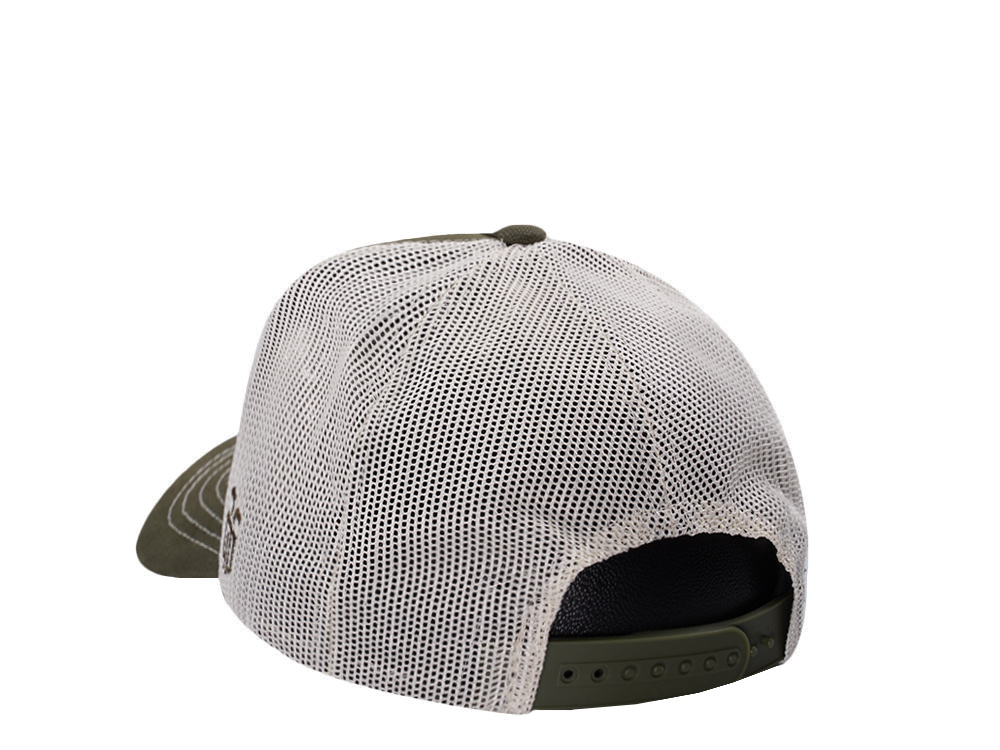 Parallel Union Heritage Fishing Patch Olive Edition Trucker Snapback Cap