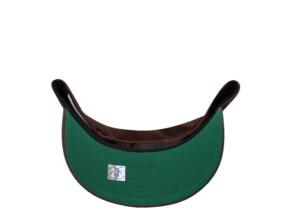 Mitchell & Ness Milwaukee Bucks 30th Anniversary Brown Edition Pro Pinch Fit Snapback Cap