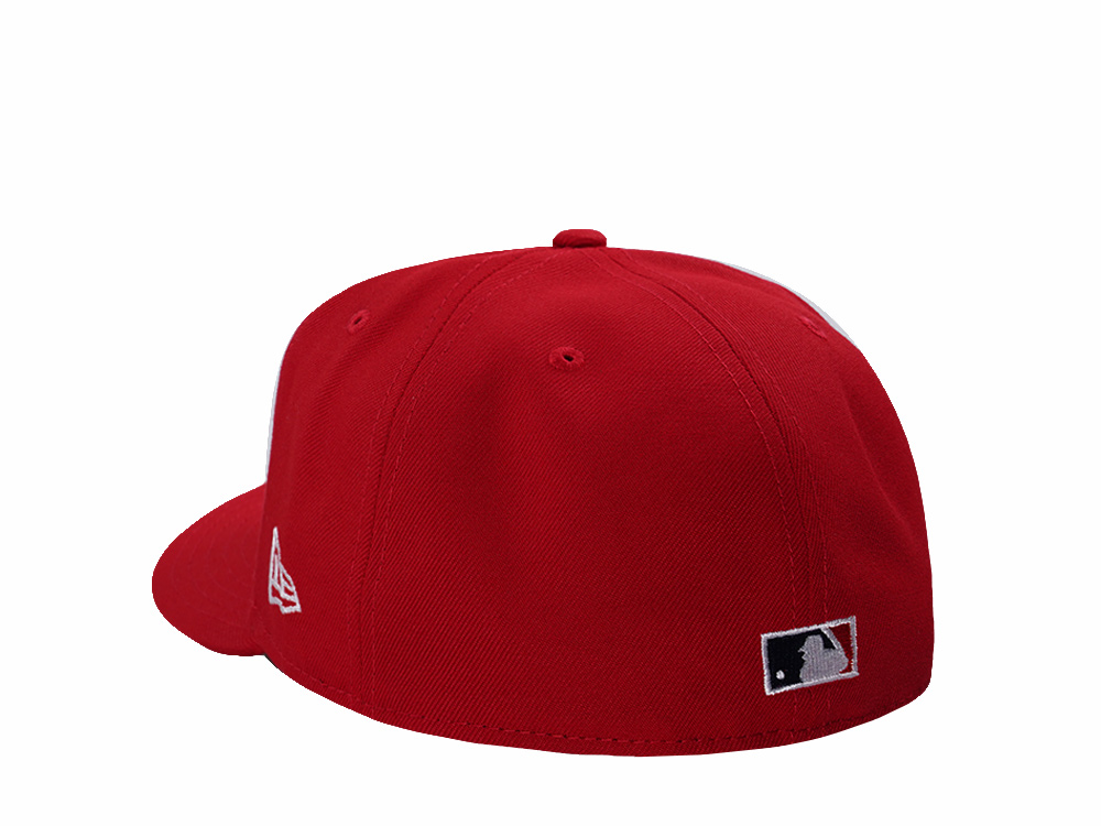 New Era Anaheim Angels All Star Game 2010 Scarlet Red Prime Edition 59Fifty Pre Curved Fitted Cap