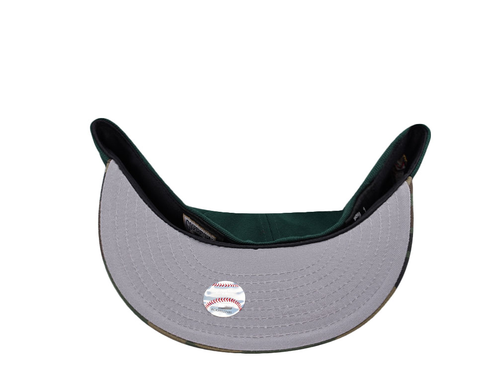 New Era Milwaukee Brewers Home of Heroes 2001 Green Two Tone Edition 59Fifty Fitted Cap