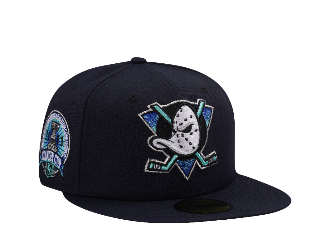 New Era Anaheim Ducks Stanley Cup 2003 Ocean Blue Prime Edition 59Fifty Fitted Cap