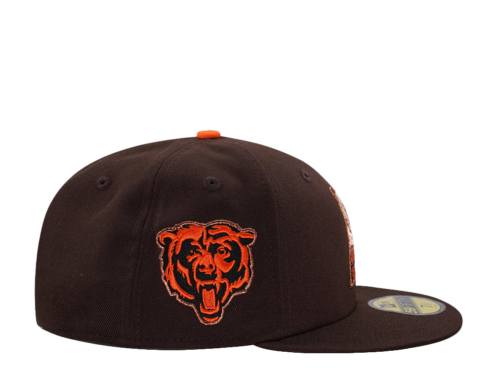 New Era Chicago Bears Burnt Wood Prime Edition 59Fifty Fitted Cap