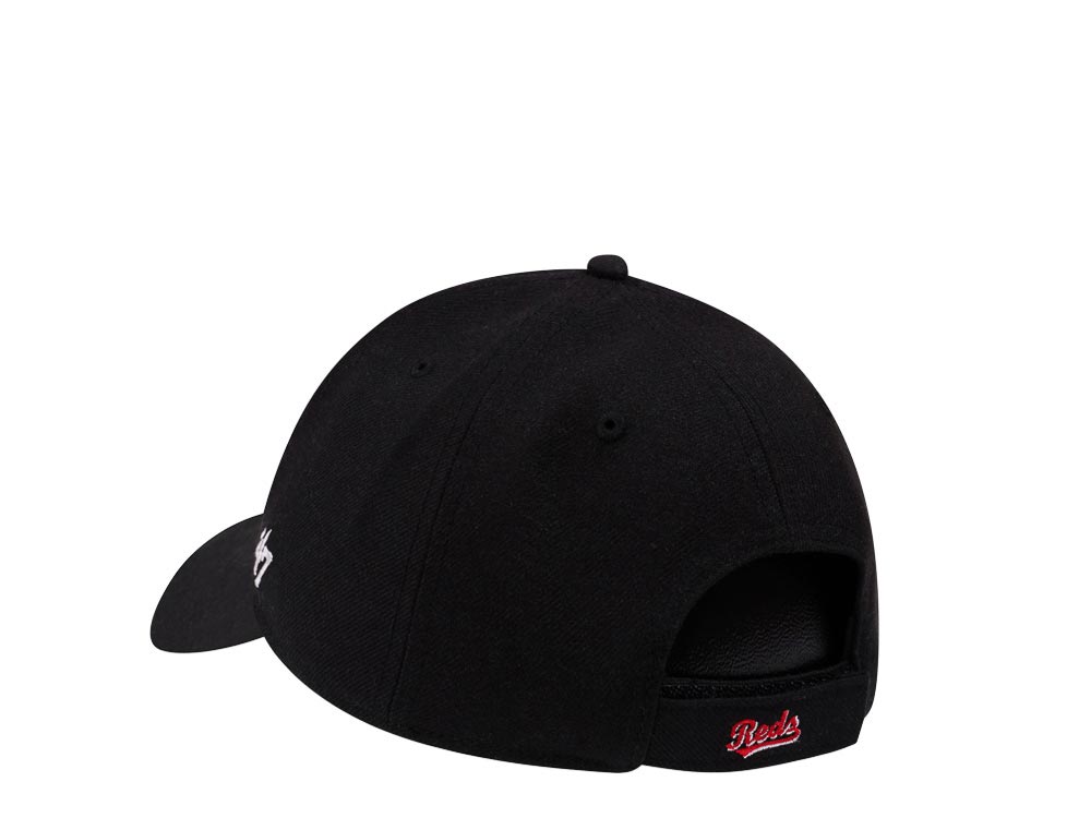 47Brand Cincinnati Reds Classic Black Strapback Cap