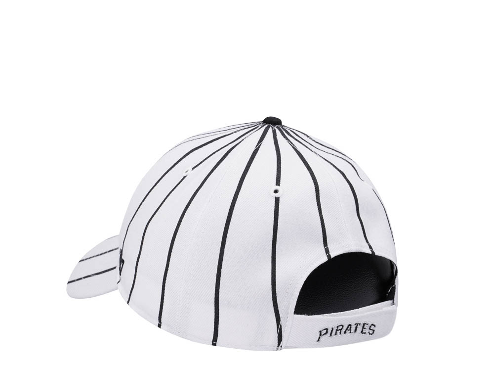47Brand Pittsburgh Pirates White Bird Cage MVP Strapback Cap