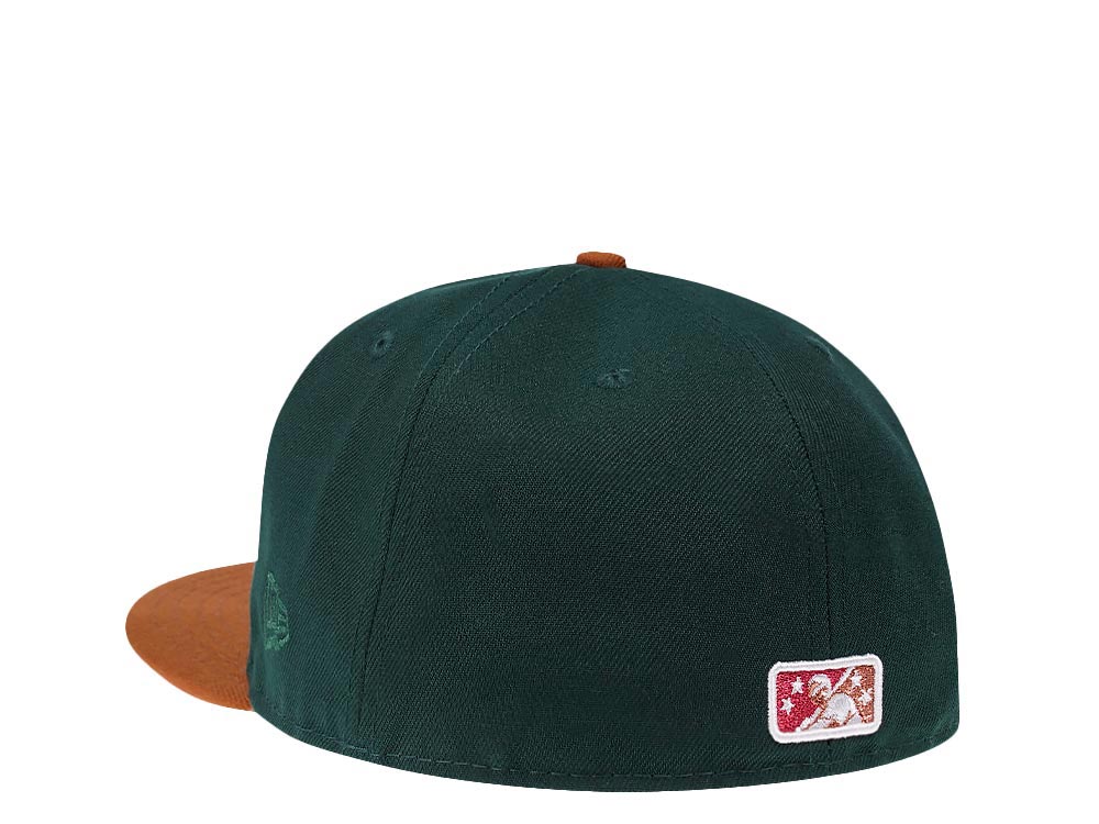 New Era South West Michigan Devil Rays Red Metallic Two Tone Edition 59Fifty Fitted Cap