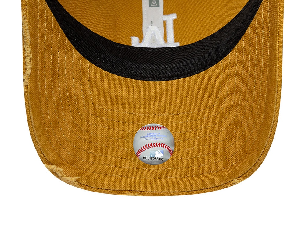 New Era Los Angeles Dodgers Cotton Canvas 9Twenty Trucker Strapback Cap
