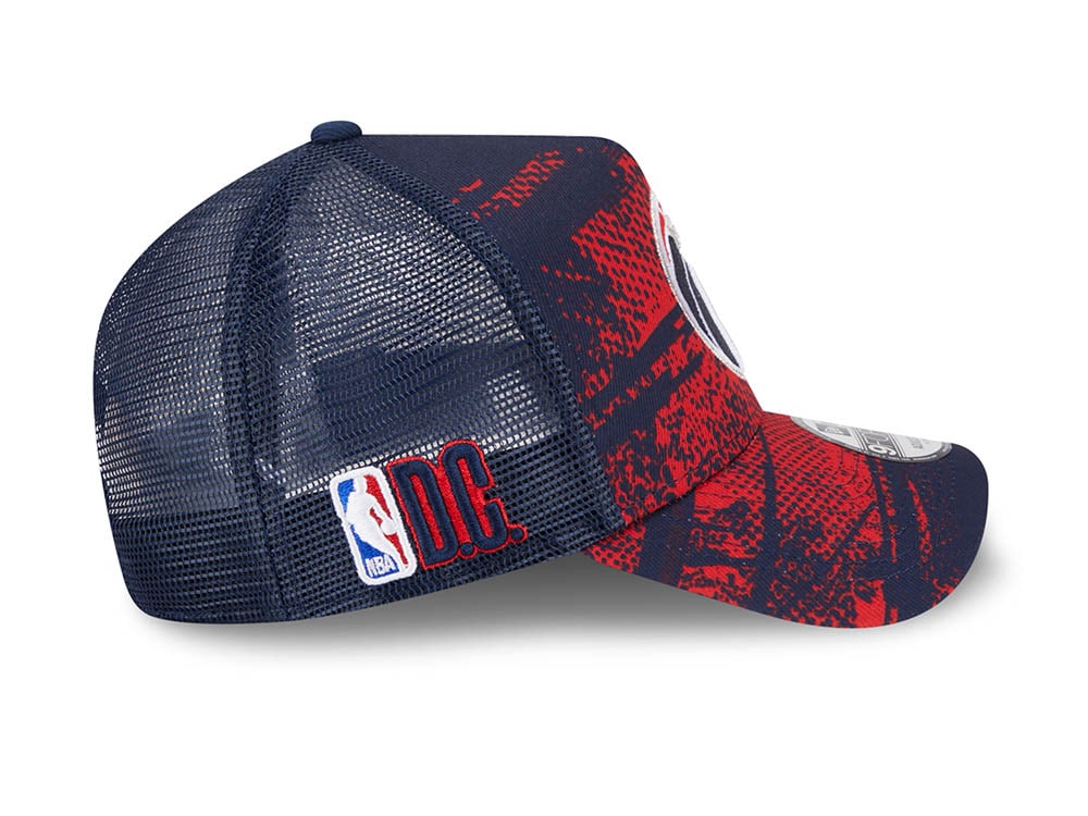 New Era Washington Wizards NBA Tip Off 2024 Trucker 9Forty A Frame Snapback Cap