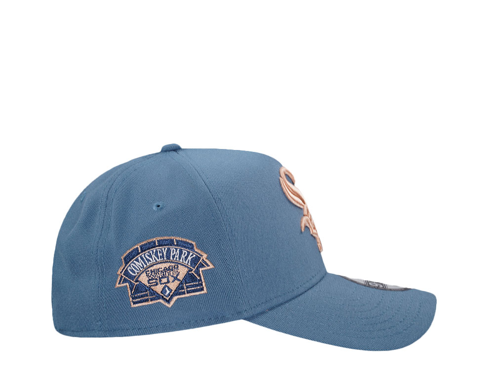 New Era Chicago White Sox Comiskey Park Indigo Peach Edition 9Forty A Frame Snapback Cap