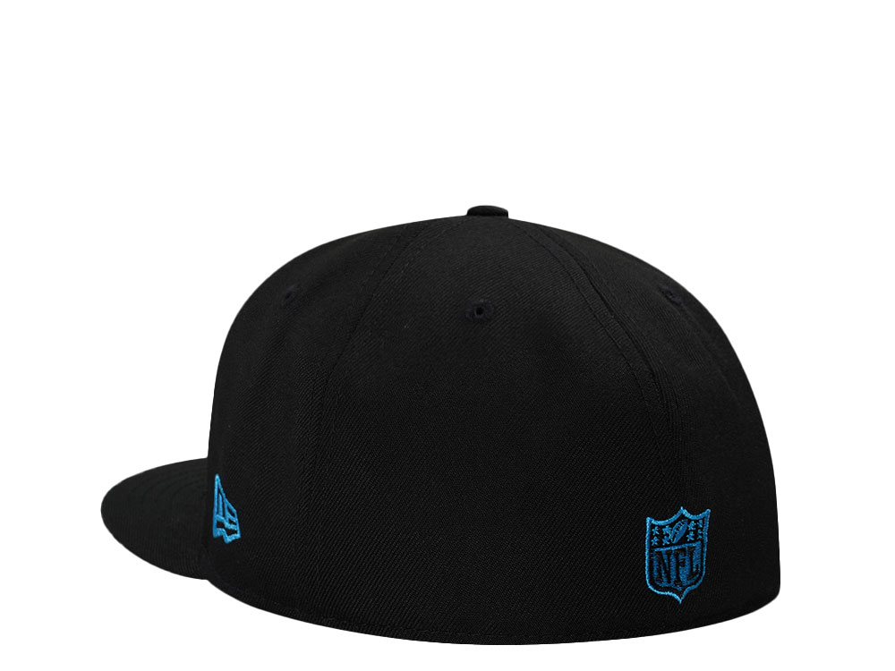 New Era Carolina Panthers 20 Seasons Script Edition 59Fifty Fitted Cap