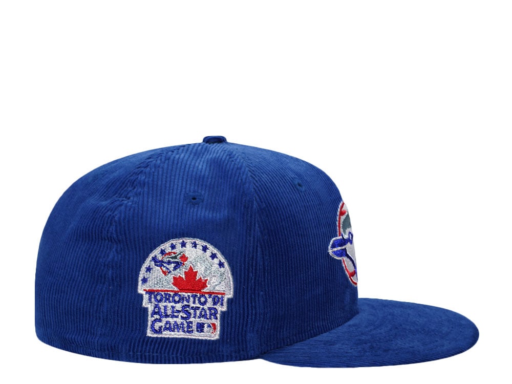 New Era Toronto Blue Jays All Star Game 1991 Blue Corduroy Prime Edition 59Fifty Fitted Cap