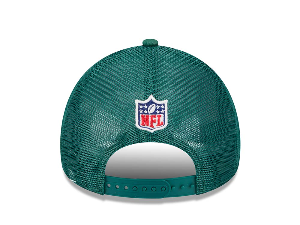 New Era New York Jets Sideline 2024 9Forty A Frame Trucker Snapback Cap