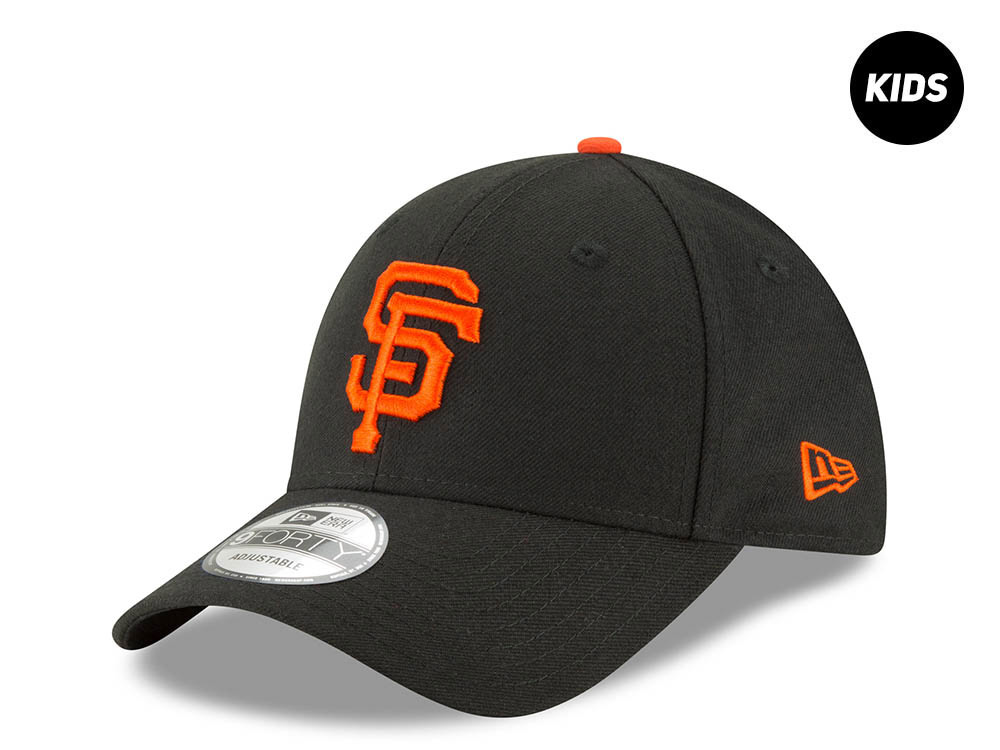 New Era San Francisco Giants Black Kids 9Forty Strapback Cap