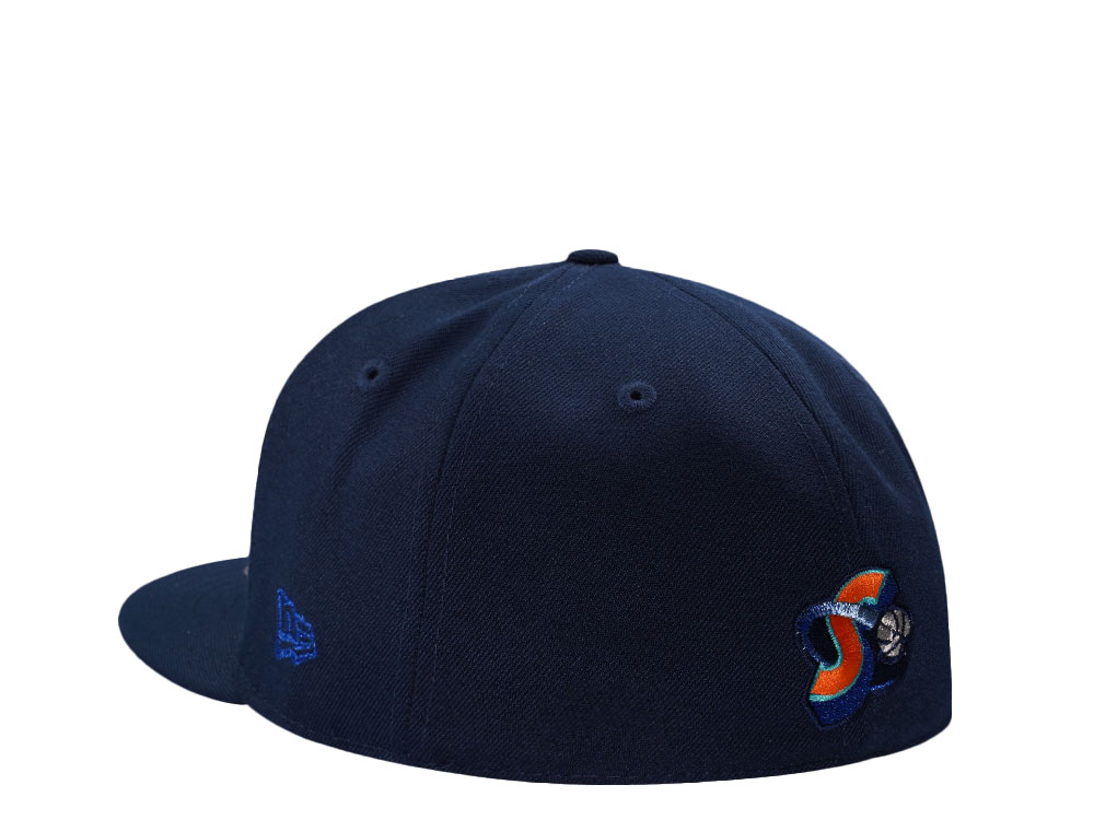 New Era Seattle Supersonics NBA Western Conference Navy Prime Edition 59Fifty Fitted Cap