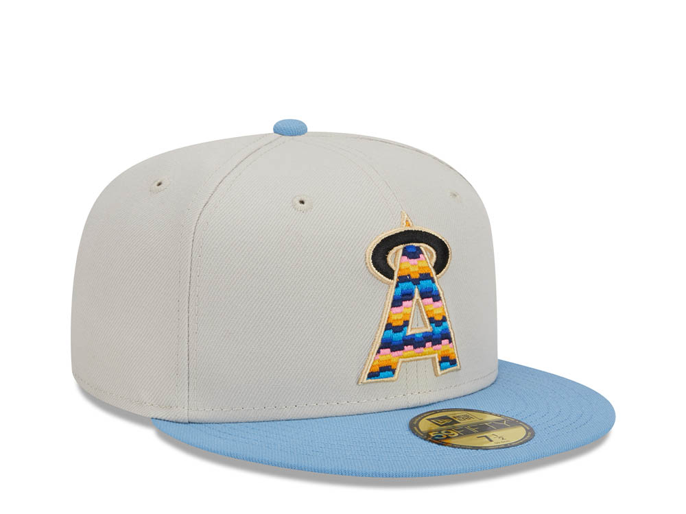 New Era California Angels Beachfront Stone Two Tone Edition 59Fifty Fitted Cap