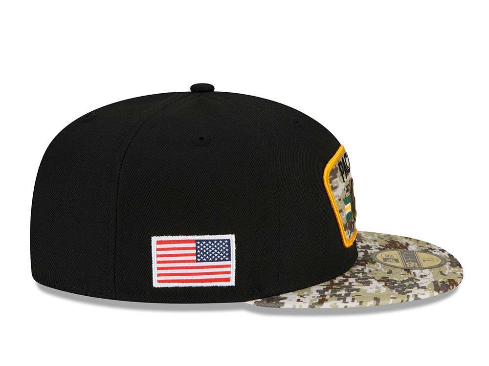 New Era Green Bay Packers Salute to Service 21 59Fifty Fitted Cap