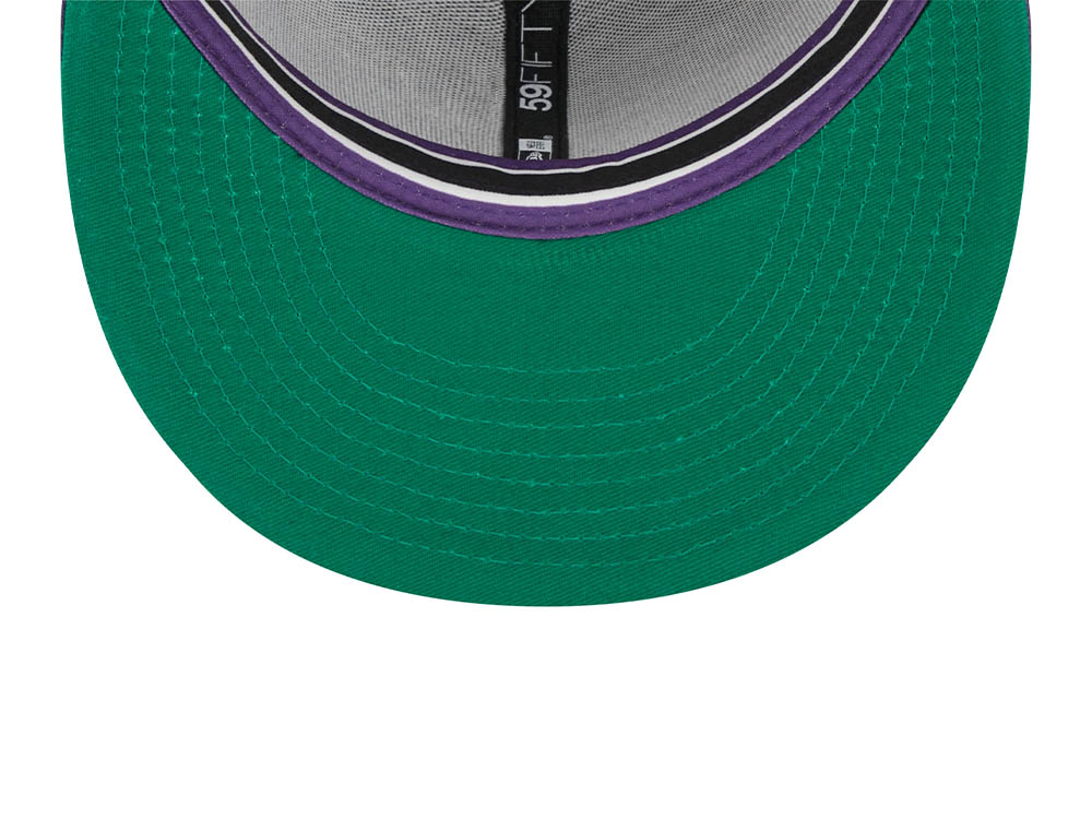 New Era Tampa Bay Rays Black Retro Script Throwback Edition 59Fifty Fitted Cap