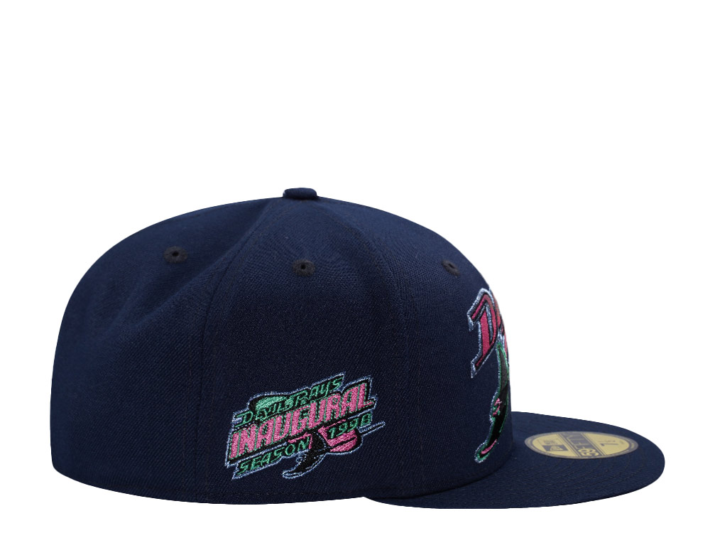 New Era Tampa Bay Rays Inaugural Season Ocean Blue Prime Edition 59Fifty Fitted Cap