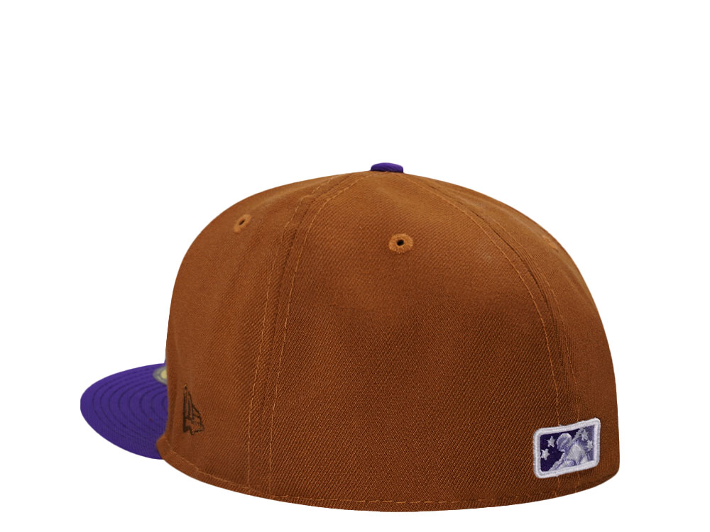 New Era Jamestown Jammers Peanut Two Tone Edition 59Fifty Fitted Cap