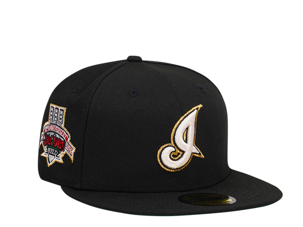 New Era Cleveland Indians 10th Anniversary Black Prime Edition 59Fifty Fitted Cap