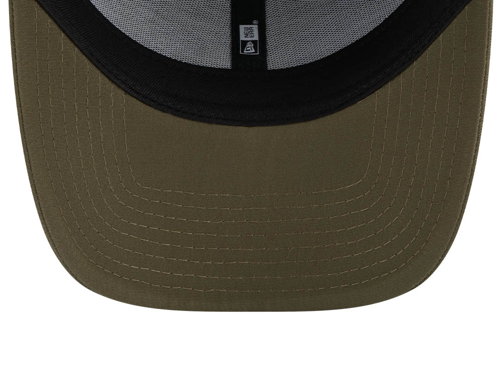New Era Los Angeles Lakers Repreve Olive 9Forty Strapback Cap