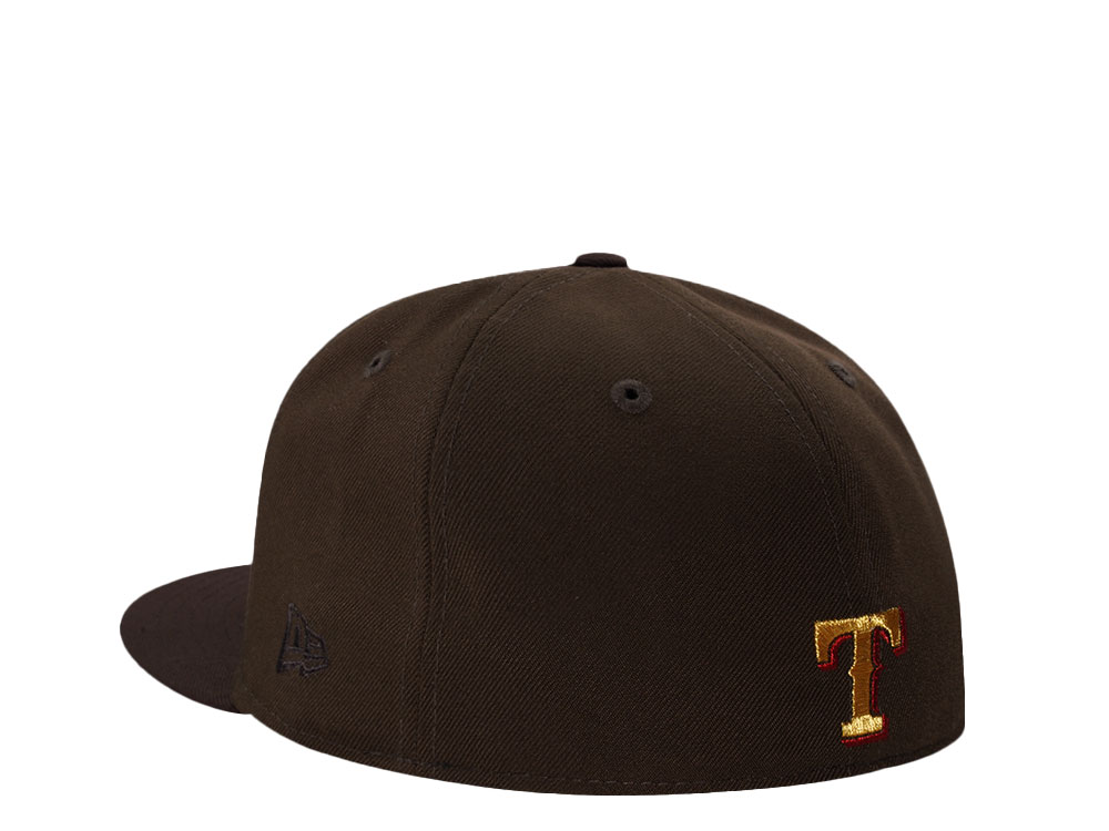 New Era Texas Rangers 40th Anniversary Walnut Two Tone Edition 59Fifty Fitted Cap