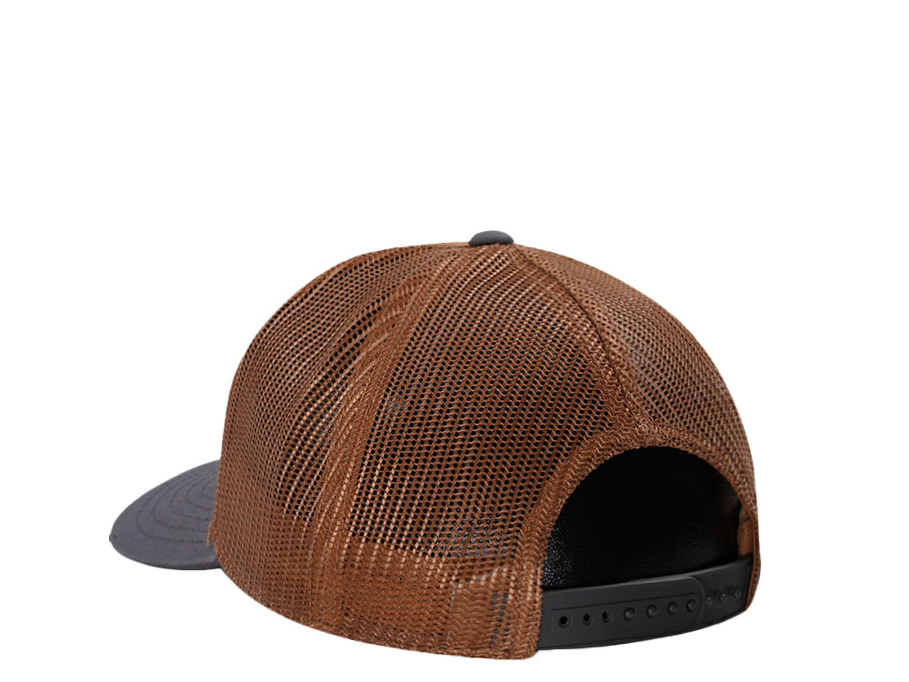 John Deere Mesh Coyote Brown Trucker Snapback Cap