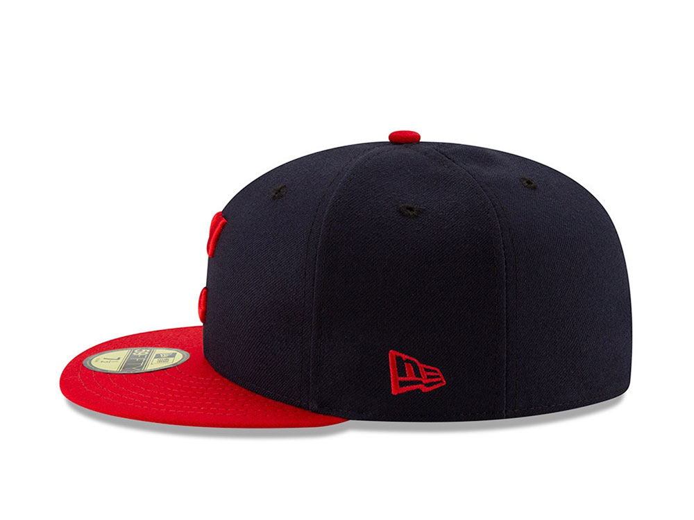 NEW ERA CLEVELAND INDIANS AUTHENTIC ONFIELD FITTED 59FIFTY CAP