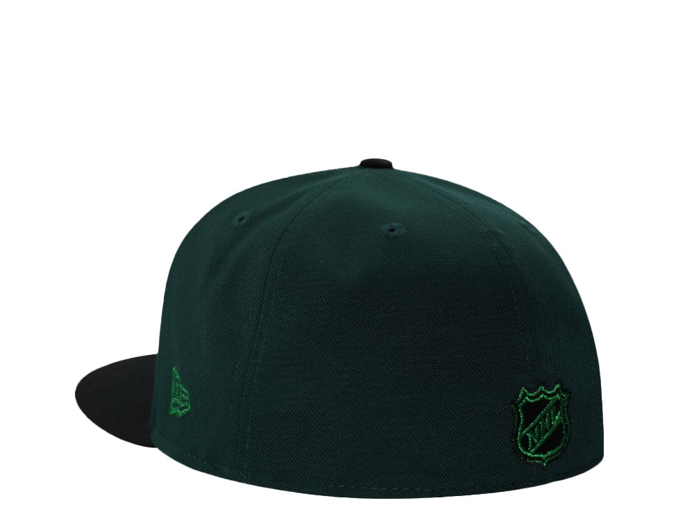New Era Dallas Stars 20th Anniversary Dark Green Two Tone Edition 59Fifty Fitted Cap