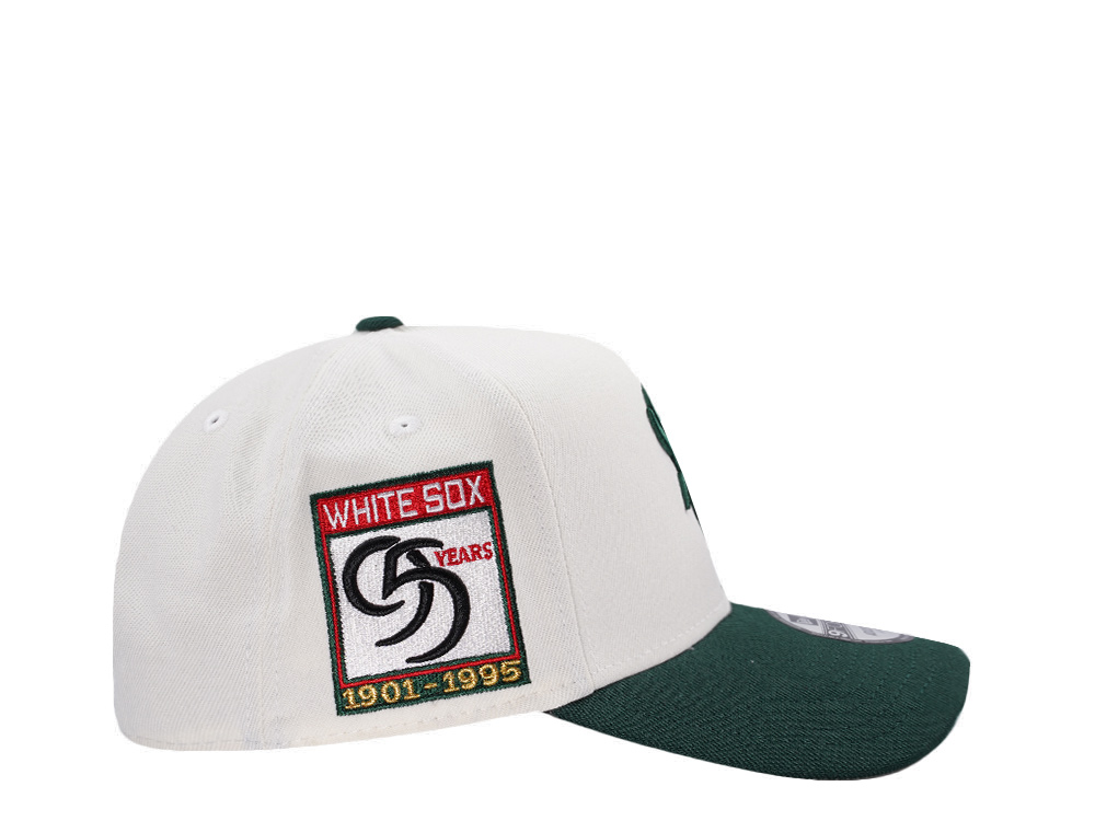 New Era Chicago White Sox 95 Years Dollar Chrome Two Tone Edition 9Forty A Frame Snapback Cap