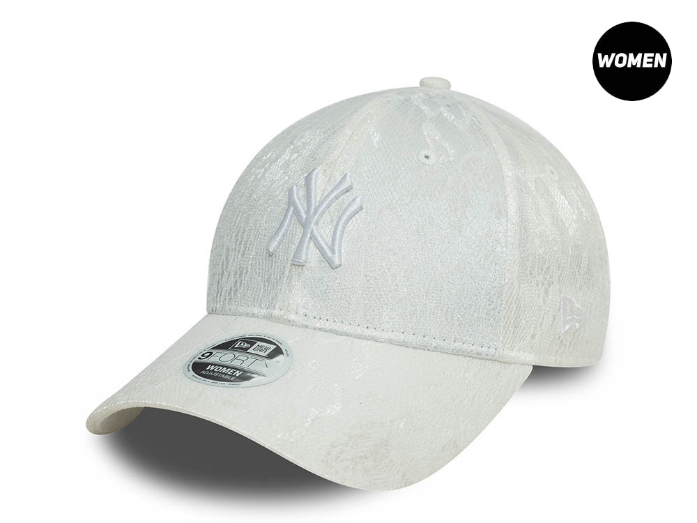 New Era New York Yankees Lace White Womens 9Forty Strapback Cap