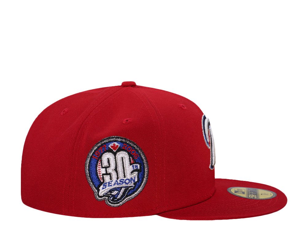New Era Toronto Blue Jays 30th Season Red Prime Edition 59Fifty Fitted Cap