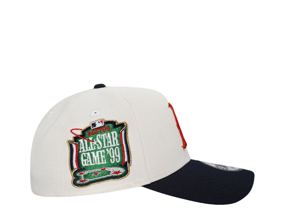 New Era Boston Red Sox All Star Game 1999 Chrome Throwback Two Tone Edition 9Forty A Frame Snapback Cap