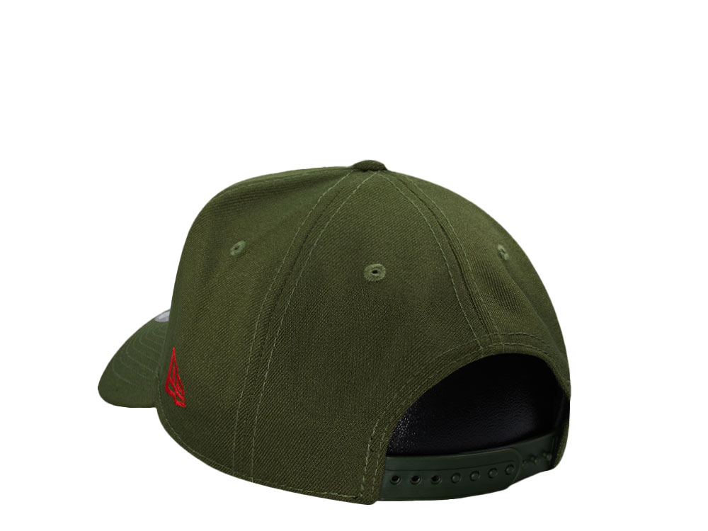 New Era Anaheim Ducks 30th Anniversary Horror Pack Rifle Green Edition 9Forty A Frame Snapback Cap
