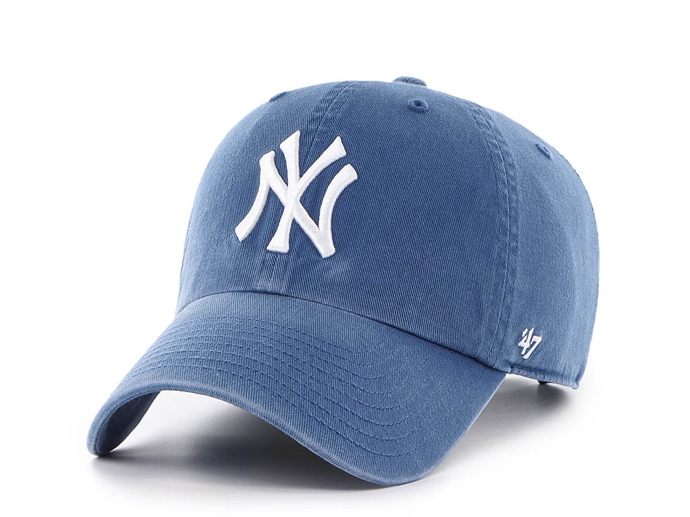 47 Brand New York Yankees Blue Edition Clean Up Strapback Cap