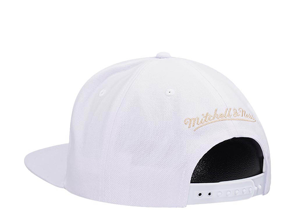 Mitchell & Ness Atlanta Hawks 25th Anniversary Winter White Hardwood Classic Snapback Cap