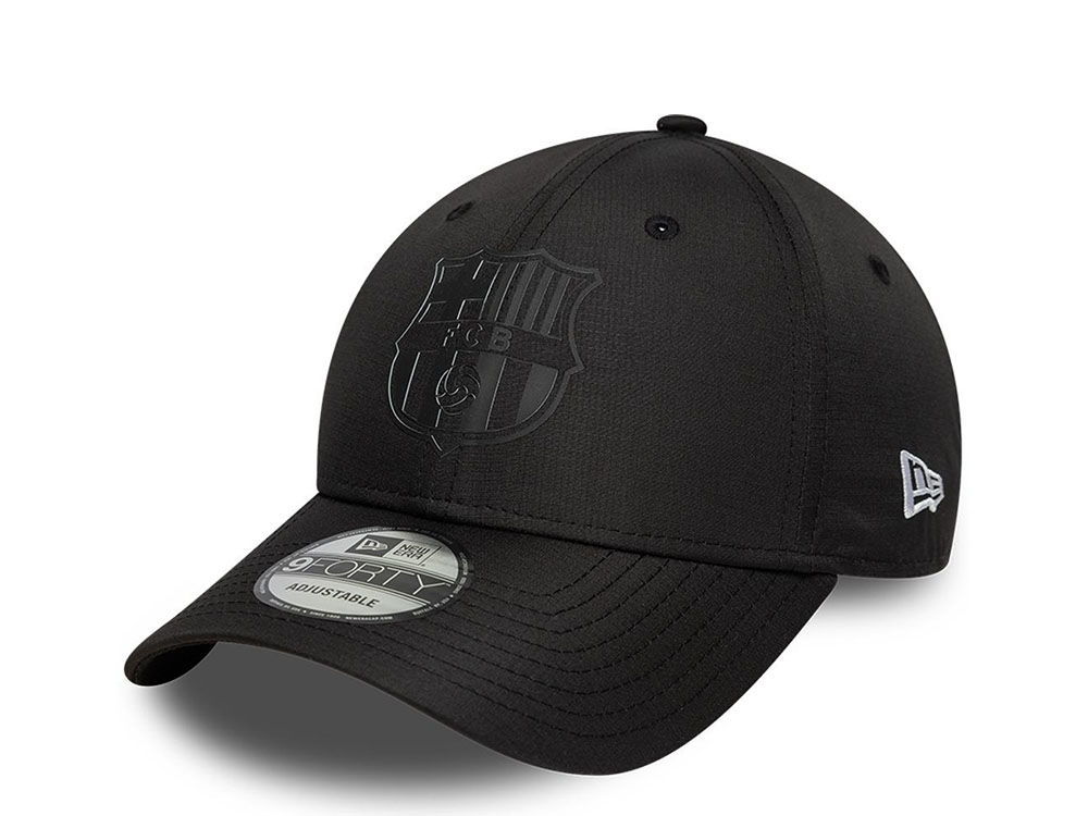 New Era Barcelona Black Ripstop Fc 9Forty Strapback Cap