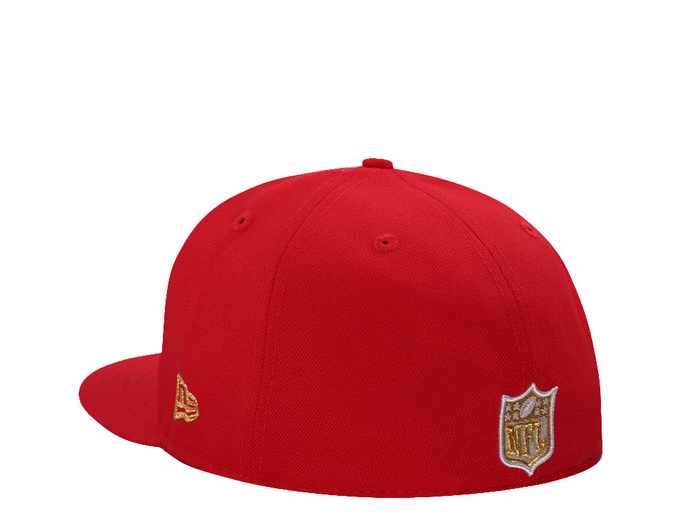 New Era New England Patriots Super Bowl XXXVI Red Prime Edition 59Fifty Fitted Cap