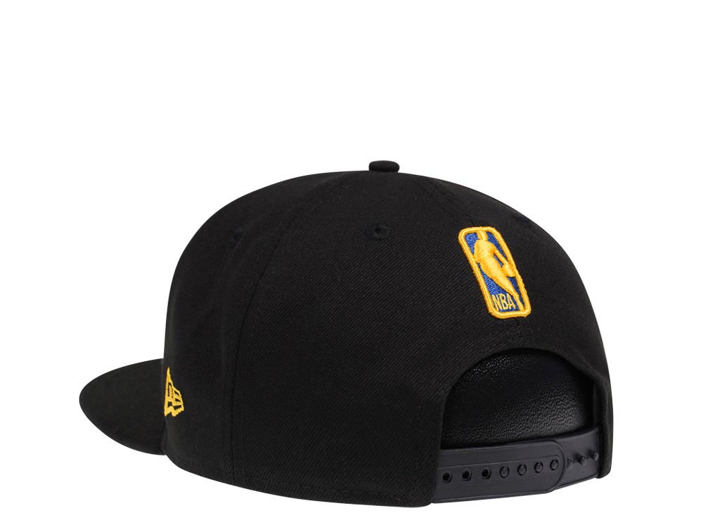New Era Golden State Warriors Original Fit Black 9Fifty Snapback Cap