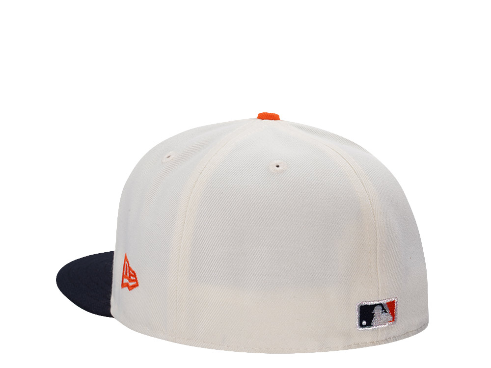 New Era Detroit Tigers 125th Anniversary Tiger Chrome Two Tone Edition 59Fifty Fitted Cap