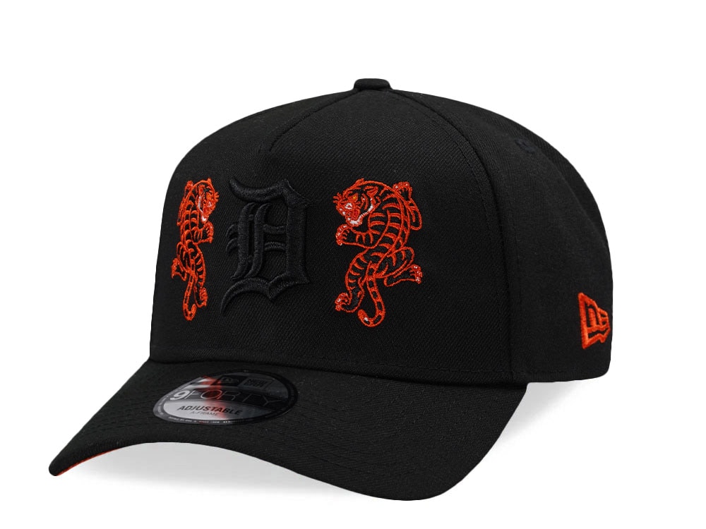 New Era Detroit Tigers Orange Detail Edition 9Forty A Frame Snapback Cap